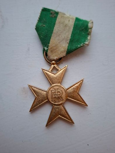 ITALY Military Long Service Cross - Gold Grade - ITALY Military Long Service Cross - Gold Grade - XXV 40 years service