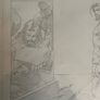 Ra's al Ghul Batman Original pencil drawn comic book page by Roger Cruz Robin Annual #1 Image 3
