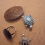 Nice unusual jewellery tortoise brooch,pendent etc Image 4