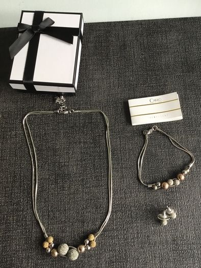 Costume jewellery set. Necklace, bracelet, earrings. Brand New. Unwanted gift.