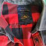 Denim Jacket Red Black Checkered Reserved S Size Image 2