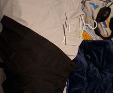 golf shorts and tshirt