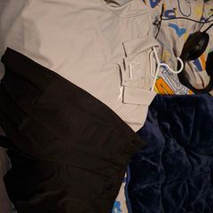 golf shorts and tshirt