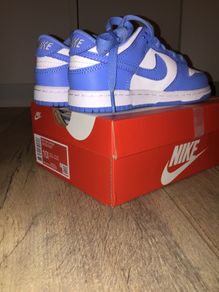 NEW University blue dunks low (ps) size uk10 and 11 kids
