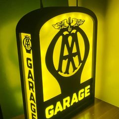 Vintage Style 4 Sided AA Garage lamp