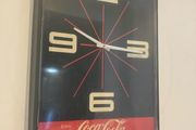 Coca Cola American Clock Rare 80's 95.x 44.5 cm