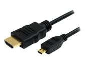 New 1.5m Gold Plated HDMI Male A To Micro HDMI Cable Lead With Ethernet #261
