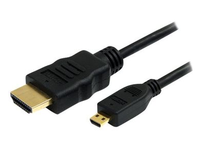New 1.5m Gold Plated HDMI Male A To Micro HDMI Cable Lead With Ethernet #261