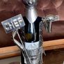Metal Novelty Chef Wine or Sauce Bottle Holder Image 2