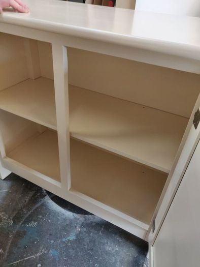 Solid wood storage cabinet