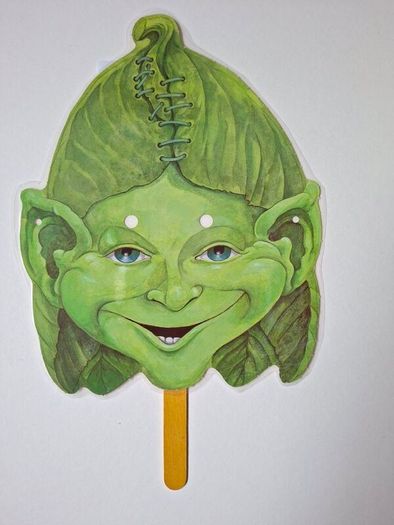Halloween Hand Held Masks (Laminated)