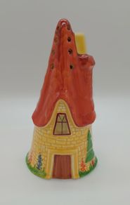Rare 1930's Carlton Ware Handpainted Cottage Sugar Sifter