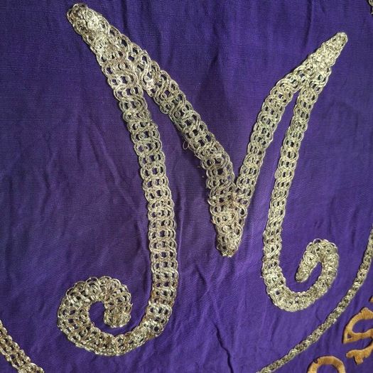 Victorian Catholic Procession Banner