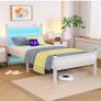 Single Bed Frame with Headboard & LED Lights Image 3