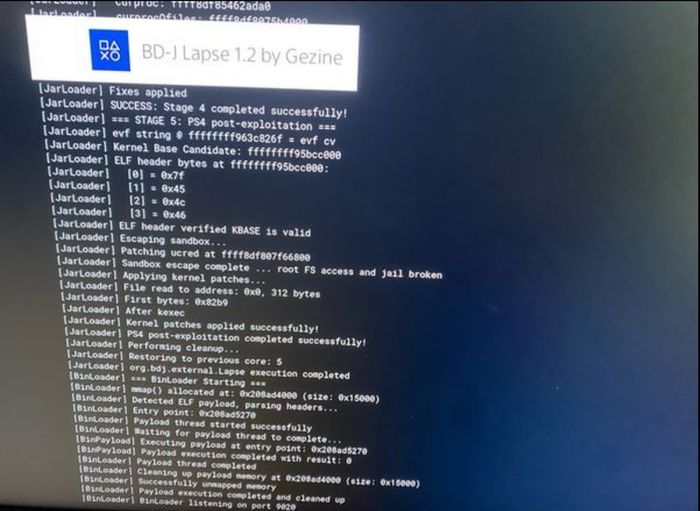 PS4 / ps5 jailbroken bd-jb disc jailbreak