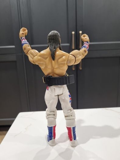 British Bulldog w/ Belt Wwe Wwf Wcw  Classic Superstars Jakks 2003