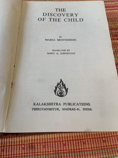The Discovery of the child Montessori hardback '72