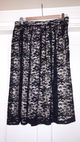 Black Lace Skirt Size 10