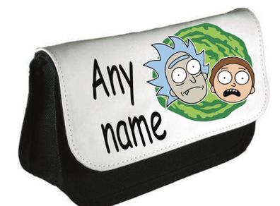 Rick and Morty personalised pencil case/make up bag