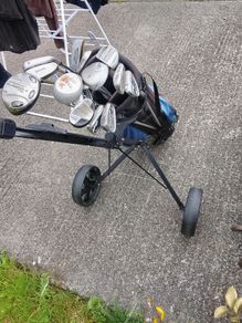 Golf set bag and buggy/carrier