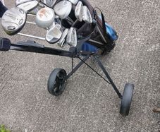 Golf set bag and buggy/carrier