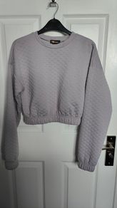 Cropped Bubble Pullover PINK VANILLA, Size 10