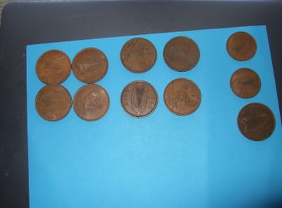 Irish Coins.