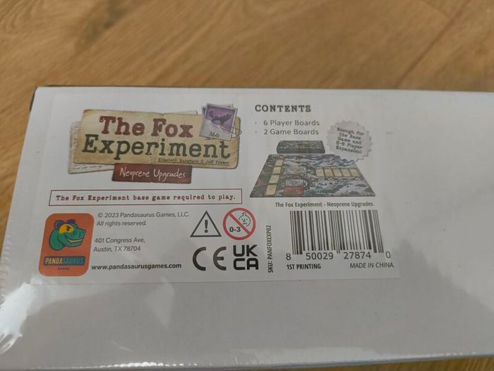 Fox Experiment: Kickstarter Edition + 5-6 Player Expansion + Neoprene Mats