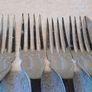 Vintage fish knives and forks Image 6