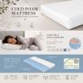 Single Bed with Mattress  Grey Upholstered Image 3