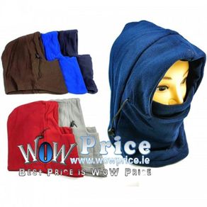 24854 Dark Blue Winter Hat Face Mask Scarf