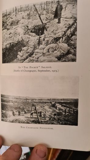 The Unbroken Line. H. Warner Allen. Along The French Trenches From. Switzerland To The North Sea. Hardback In Good Condition.