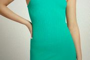 Seamless Racer Dress Emarald Green size M / L