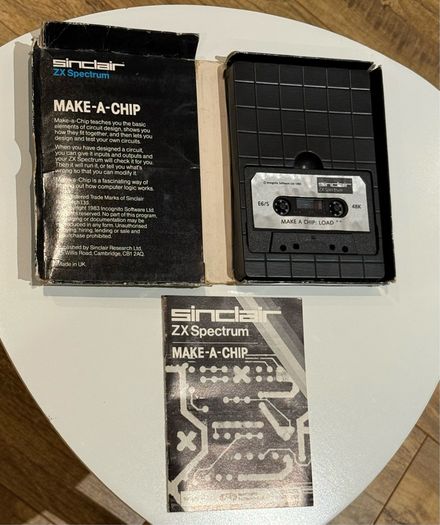 ZX Spectrum Games - Scrabble & Make-A-Chip Boxed