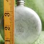 Antique Bushmills Distillery Pewter Pocket Flask, English 1608 Image 8
