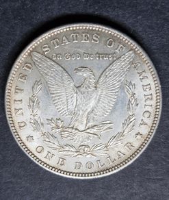 USA 1881  Morgan One Silver Dollar Coin in excellent condition