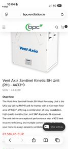 MVHR Vent Axia unit