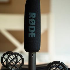 Rode NTG1 Super Cardioid XLR Condenser Shotgun Microphone + Two Holders and XLR Female to 1/4 TRS Cable