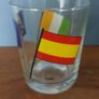 Fabulous Rare Set of Three Boyne Valley Honey EU Flags Glasses:  Belgium/Italy, Spain/Ireland and Luxembourg/United Kingdom Image 4