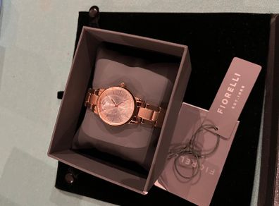 Fiorelli Rose Plated Ladies Watch