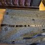 Mary Grant, Irish Designer, Distressed Grey Cashmere Blend Scarf Image 2