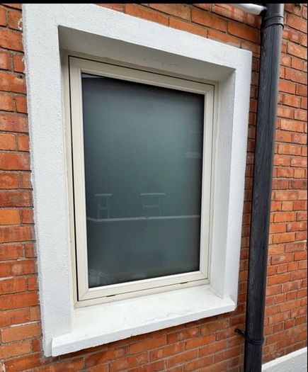 Frosted Double Glazed Timber/Aluminium Windows 2 Sizes