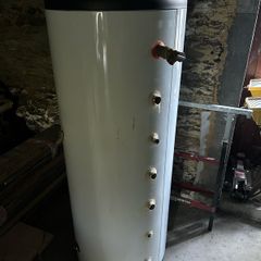 Hot water buffer tank - Stainless steel