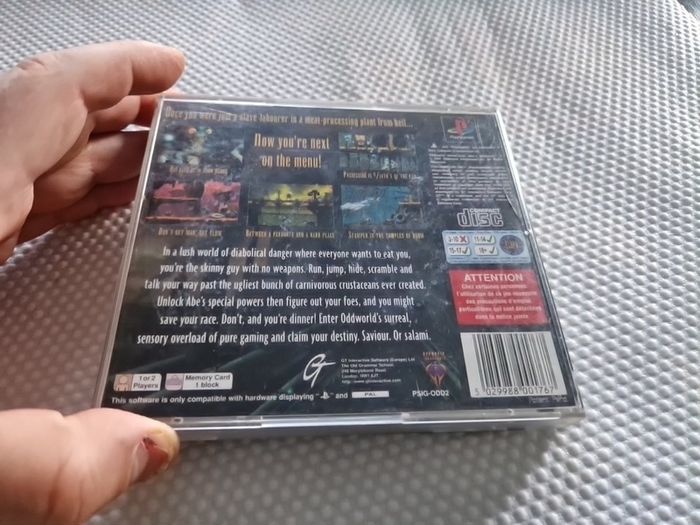 Oddworld Abe s Oddysee PlayStation1 Ps1 PlayStation2 Ps2 Games Original