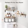 Wood Bathroom Shelves Image 8