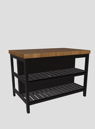 IKEA Vadholma Kitchen island with Rack