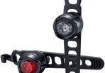 Orb Rechargeable F/R Bicycle Light Set - Polished Black