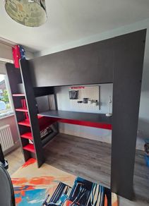 High Sleeper Gaming Bunk Bed