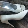 White High Heel Shoes. Size 5 Image 2