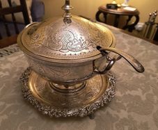 Silver Plated Punch Bowl.